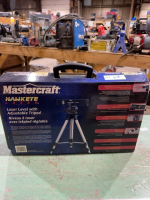 Mastercraft Hawkeye, laser level with tripod