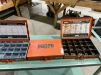 Three sets of organizers w/cotter pins ,plugs, screws