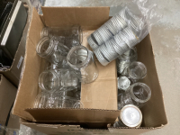 BOX OF CANNING JARS - 3 DOZ QUARTS
