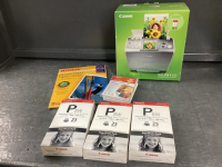 CANON SELPHY ES1 PRINTER, PHOTO PAPER,