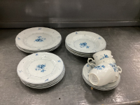 MIKASA "PRECIOUS BLUE" DISH SET