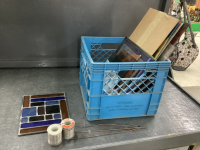STAINED GLASS SUPPLIES - GLASS, LEAD