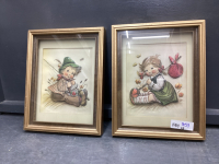 (2) TOLLE ART PICTURES