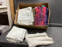 BOX OF SHOP RAGS