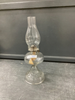 OIL LAMP - CLEAR GLASS