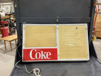 COKE SIGN - DOES NOT LIGHT UP