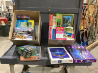 2 BOXES OF PUZZLES