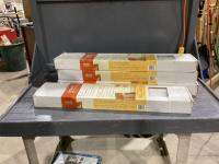 4 BOXES OF 2&rdquo; FAUX WOOD BLINDS - WHITE