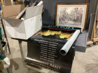 MOVIE POSTERS + FRAMED PRINT OF DUCKS