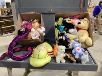 2 BOXES OF STUFFIES