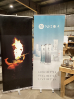 2 &ldquo;DREAM IMAGE&rdquo; RETRACTABLE SIGNS -