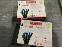2 BOXES OF INDOOR /OUTDOOR WHITE MINI LIGHTS