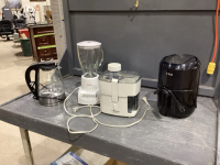 BLENDER, AIRFRYER, ELECTRIC KETTLE, JUICE EXTRACTOR